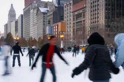 Chicago die beste Stadt in den USA - Downtown Ice Skating