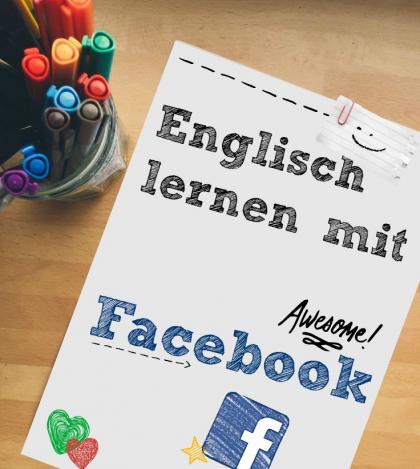 Englisch lernen mit Facebook